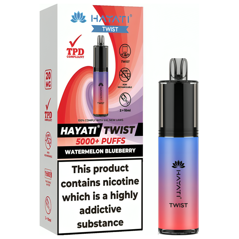 Hayati Twist 5000+ Pre Filled Pod Kit