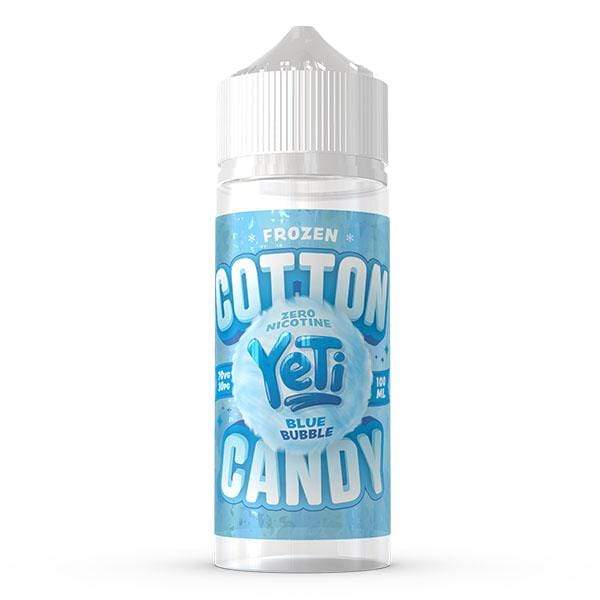 Yeti E-Liquid Blue Bubble Yeti Frozen Cotton Candy - 100ml Shortfill - 0mg