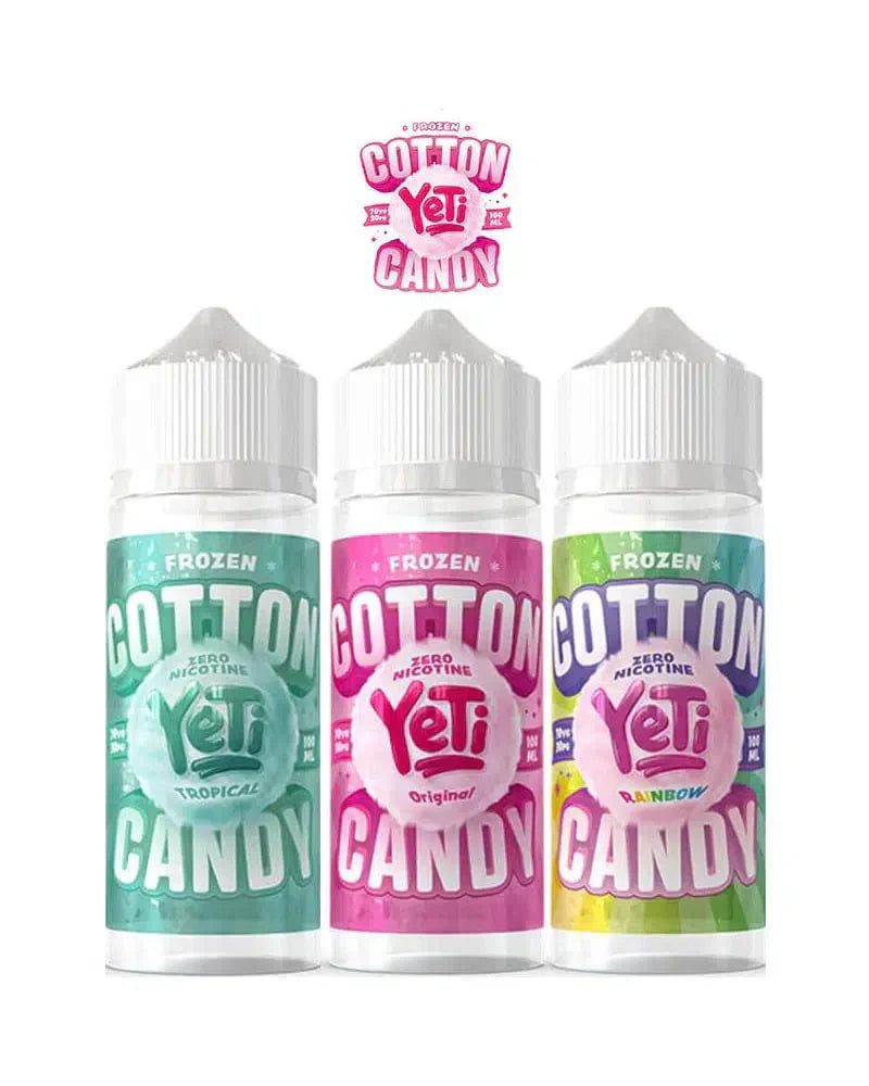 Yeti Frozen Cotton Candy - 100ml Shortfill - 0mg