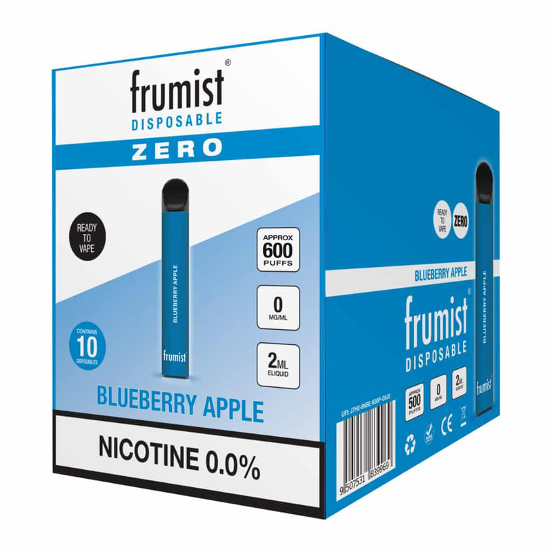Blueberry Apple Disposable Multipack x10 0mg Nicotine Free