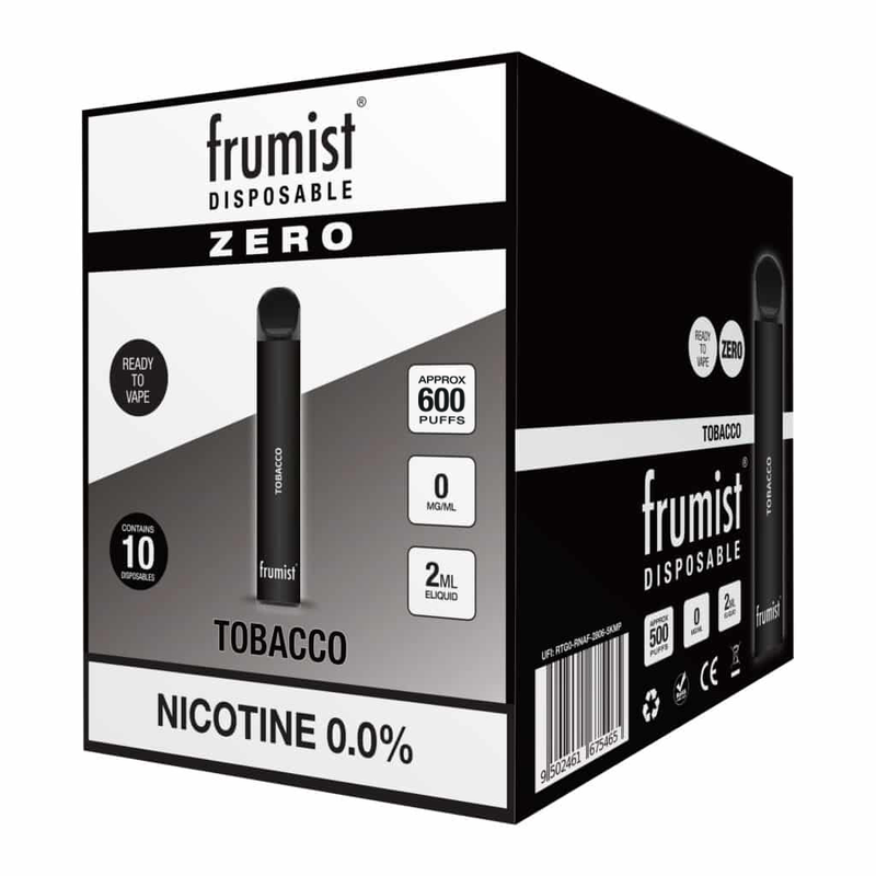 Tobacco Disposable Multipack x10 0mg Nicotine Free
