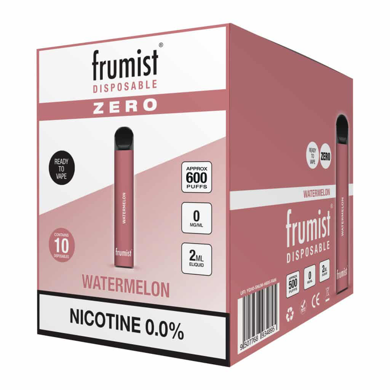 Watermelon Disposable Multipack x10 0mg Nicotine Free