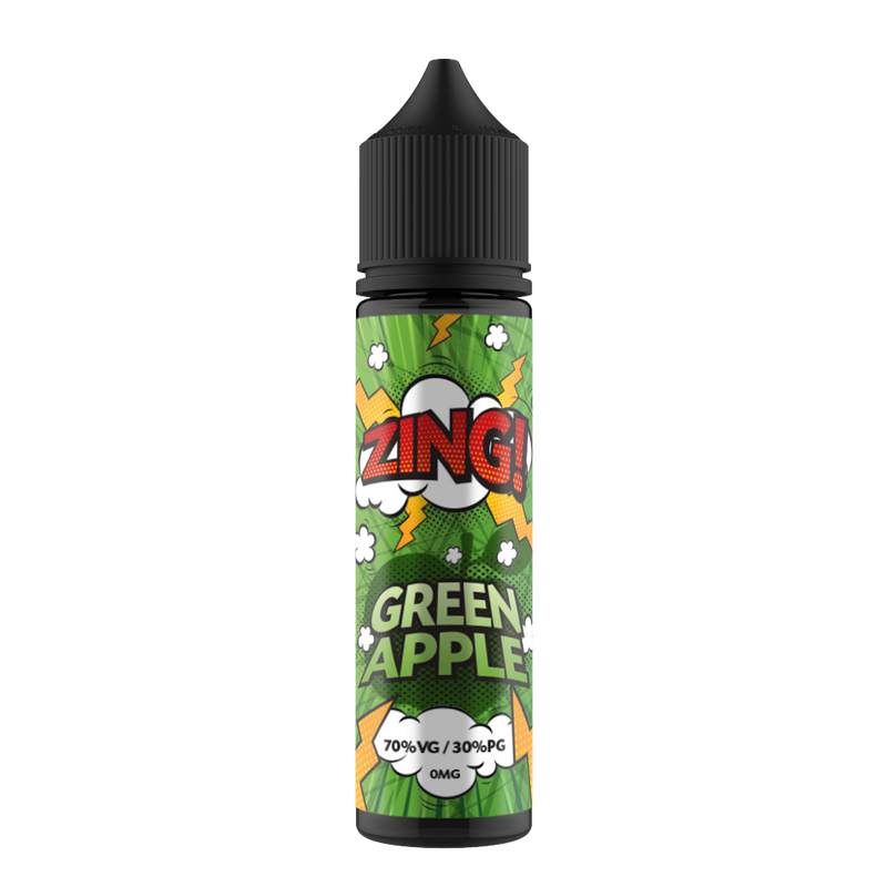 Zing! - Green Apple 50ml Shortfill E-Liquid