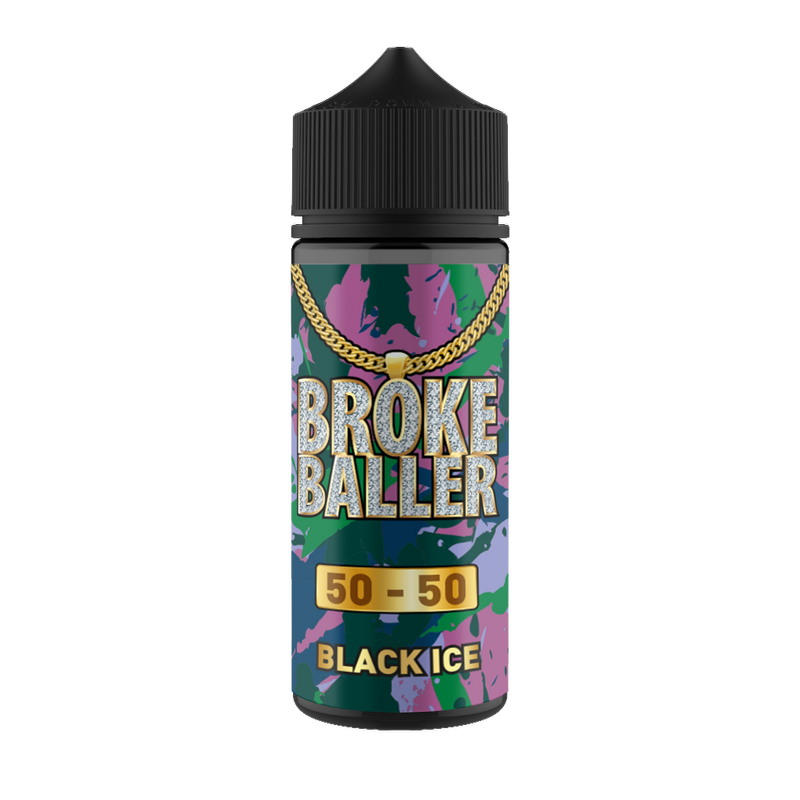 Broke Baller - Black Ice 80ml Shortfill E-Liquid